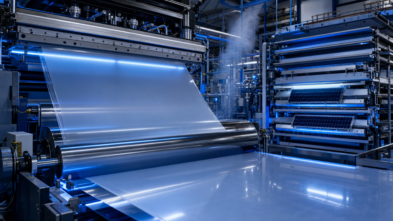China PV Encapsulation Film 2026 — From Transparent EVA to POE Co-Extrusion for the N-Type Upgrade