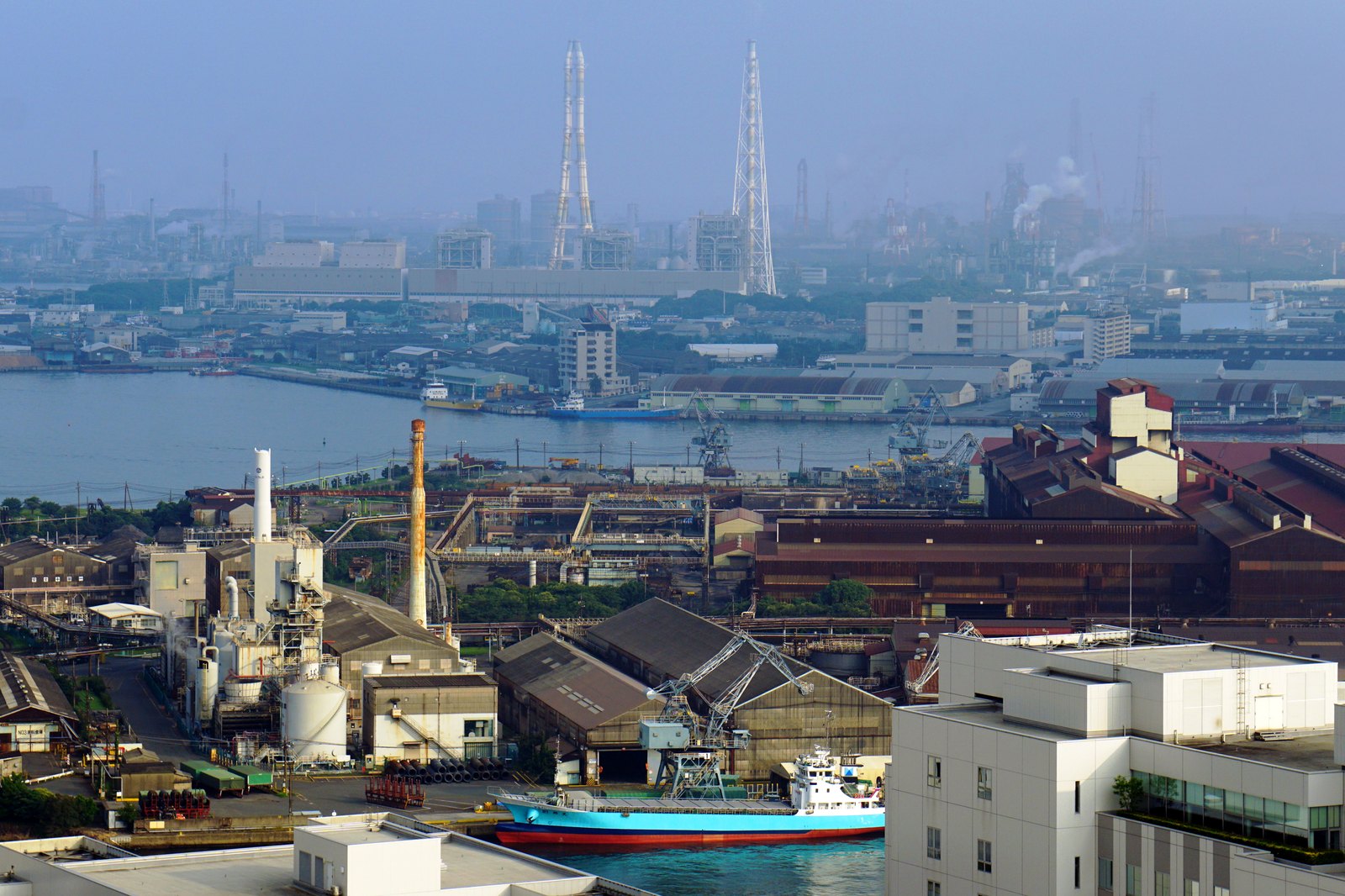 The Yawata steelworks area today, Kitakyushu